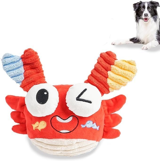 Interactive Bouncing Crab Dog Toy